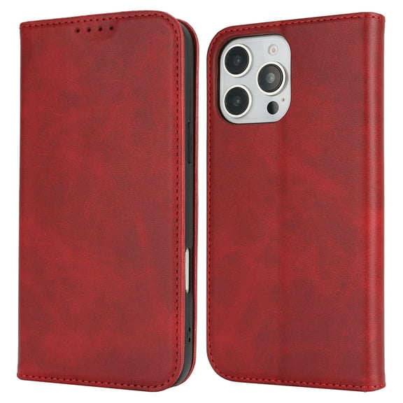 Case for OnePlus 8 Pro Premium PU Leather Folio Cover TPU Bumper with Card Holder Kickstand Hidden Magnetic Adsorption Shockproof Durable Protective Wallet Case