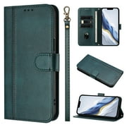 Case for OnePlus 9 Wallet Phone Cover with Wrist Strap, Card Slots and Cash Pocket, PU Leather Magnetic Closure and Anti-Drop Stand Flip Protective Shockproof Case