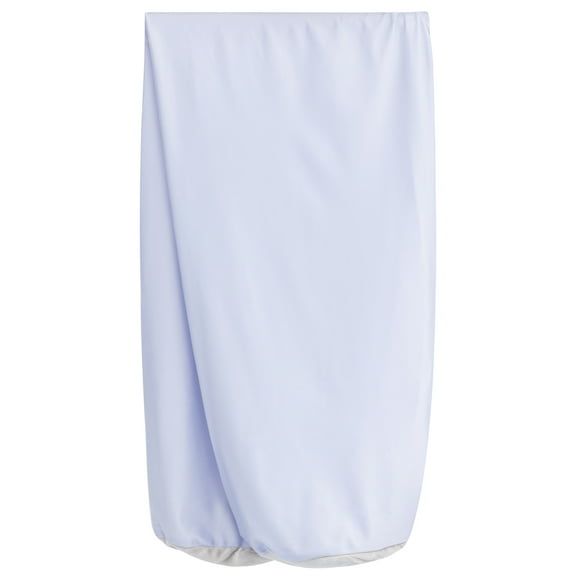 Case Only - Body Pillow Cover Stylish Silky Super Soft - 85% Spandex/ 15% Nylon, Beauty - Anti Wrinkle, Anti Aging Prevention - Breathable Pillowcase Design - Gentle on Hair Size 48 X 8, Silver Mist