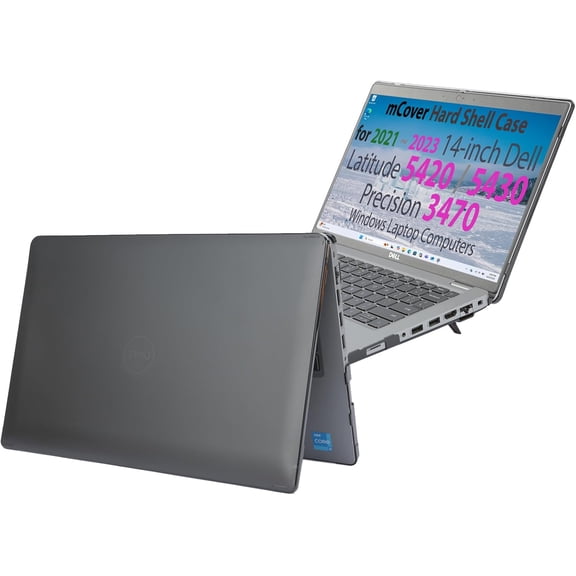 Case Only Compatible for 2021-2023 14-inch Dell Latitude 5420 5430 and Precision 3470 Windows Notebook PC (NOT Fitting Any Other Models) - Black