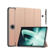 Case for Oppo OnePlus Pad / Oppo Pad 2 11.61 inch 2023, Tri fold Slim Lightweight Hard Shell Smart Protective Cover with Multi-Angle Stand, Universal Stylus Pen
