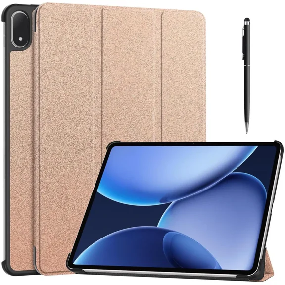 Case for Oppo Pad 4 Pro / OnePlus Pad 2 Pro / OnePlus Pad 3 13.2 inch 2025, Tri fold Slim Hard Shell Smart Protective Cover with Multi-Angle Stand, Auto Sleep/Wake, Stylus Pen