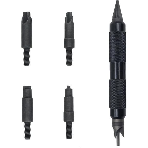 Case Prep Multitool, Case Chamfer Deburring Hand Tools for Reloading, Fits Case. 17-. 45 Caliber, Primer Pocket Cleaners Reamers for Removing Crimps