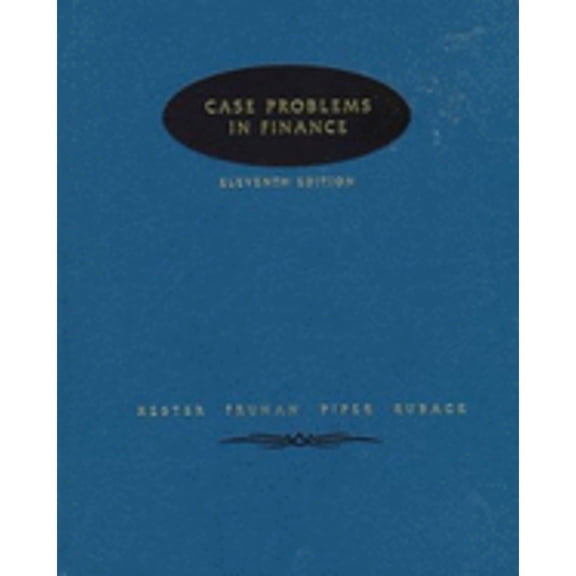 Pre-Owned Case Problems In Finance (Hardcover) 0256145962 9780256145960