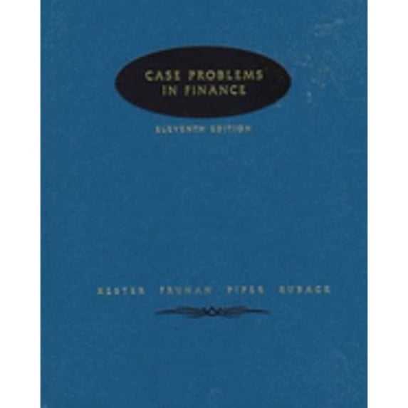 Pre-Owned Case Problems In Finance (Hardcover) 0256145962 9780256145960