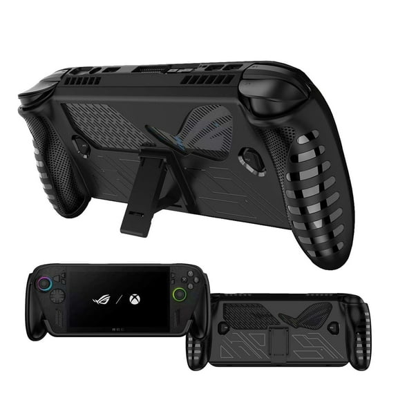 Case for ROG Xbox Ally X(2025), Game Console Case,Anti-Drop, Anti-Scratch,Shockproof,Silicone Protective Cover for ROG Xbox Ally Handheld Video Game Console(Black)