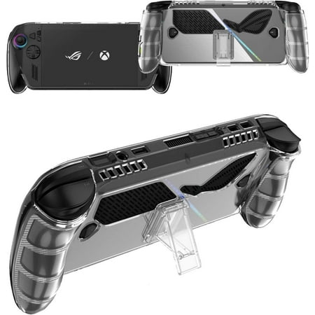 Case for ROG Xbox Ally X(2025),NOUKAJU Game Console Case,Anti-Drop, Anti-Scratch,Shockproof,TPU Protective Cover for ASUS ROG Xbox Ally Handheld Video Game Console(Clear)
