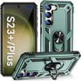thumbnail image 1 of Case for S23+ Case Samsung S23 Plus Phone Case Galaxy S23 Plus Case,[ Military Grade ] Shock-Absorption TPU Bumper Cover Anti-Scratch Case with Kickstand for Samsung S23 Plus Teal, 1 of 12