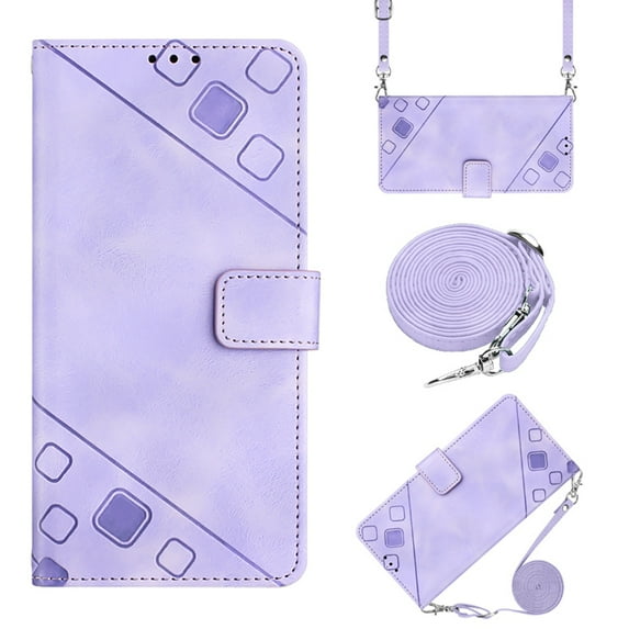 Case for Samsung A10E Skin Friendly PU Leather Wallet Case with Card Holder Kickstand Crossbody Lanyard Magnetic Closure Drop Protection Anti-scratch Phone Cover