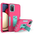 thumbnail image 1 of Case for Samsung Galaxy A02S (US Version) 6.5", Allytech Military Grade Heavy Duty Magnetic Kickstand Car Mount Protection Phone Case Cover for Samsung Galaxy A02S US Version, Rose+Blue, 1 of 6