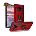 thumbnail image 1 of Case for Samsung Galaxy A02s Cases with Magnetic Ring Holder Hardcase Stand Kickstand Slim Hybrid Rugged Dual Layer Heavy Duty Hard TPU + PC Phone Cover fit Galaxy A02S - Red, 1 of 10