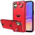 thumbnail image 1 of Case for Samsung Galaxy A05 Wallet with Credit Card Holder & Finger Ring Stand, PU Leather Slim Cover Shockproof Scratch Resistant Full Protection Case for Samsung Galaxy A05, Red, 1 of 11