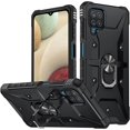 thumbnail image 1 of Case for Samsung Galaxy A13 5G Case Galaxy A32 5G Case Military Grade Drop Case with Kickstand Metel Ring Magnetic Holder Shockproof Protective for Galaxy A13 5G Phone Case (Black), 1 of 10