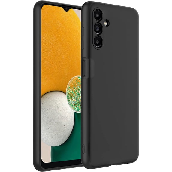 Case for Samsung Galaxy A13 5G, Thin TPU Cover with Camera Protection Soft Interior Anti-Scratch Slim Fit Flexible Phone Case for Galaxy A13 5G - Black