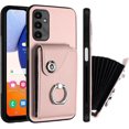 thumbnail image 1 of Case for Samsung Galaxy A15 5G Case Wallet with Card Holder Magnetic Clasp Flip Folio with Ring Stand Sturdy Shockproof Leather Case Women Cover for Samsung Galaxy A15 5G Pink YBK, 1 of 11