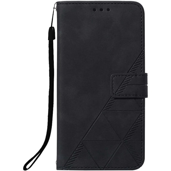 Case for Samsung Galaxy A15 5G Wallet Case Men PU Leather with Card Holder Kickstand Magnetic Folio Flip Shockproof Protective Phone Case for Samsung Galaxy A15 5G Black YB