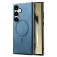 thumbnail image 1 of Case for Samsung Galaxy A16 5G Magnetic Compatible with Mag-Safe, Slim Luxury Skin-Feel PU Leather Shockproof Cover Magnetic Support Car Mount Phone Case for Samsung Galaxy A16 5G, Blue, 1 of 10