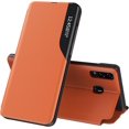 thumbnail image 1 of Case for Samsung Galaxy A20, Galaxy A20 Case Clear View Leather with Kickstand and Magnetic Flip Case Women Men Shockproof Protective Cover for Samsung Galaxy A30 / A20,Windows Orange, 1 of 11