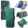 thumbnail image 1 of Case for Samsung Galaxy A25 5G Detachable Magnetic Wallet Phone Case for Men Women, RFID Blocking Material Retro Folio Flip Leather Case with 3 Card Slots for Samsung Galaxy A25 5G, Green, 1 of 10