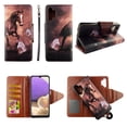 thumbnail image 1 of Case For Samsung Galaxy A32 5G Detachable Magnetic Wallet Pu Leather Cover Flap Closure Snap-on Book Style Cases Cash Pocket with Card Slots Holder Wrist Strap 2 in 1 Folio Brown Horse, 1 of 3