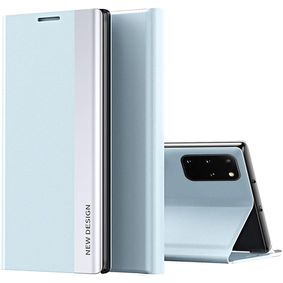 Case for Samsung Galaxy A32 5G (Not 4G),Case for Samsung Galaxy A13, Bracket Pagnetic Leather Cover TPU Shockproof Protection Flip Phone Case for Samsung Galaxy A32/A13 5G CX Light Blue