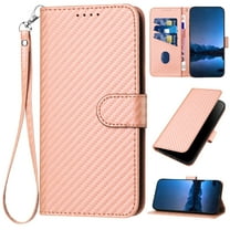 Case for Samsung Galaxy A32 5G Wallet Cover, Kickstand PU Leather Magnetic Protective Flip Lanyard Cover with [RFID Blocking] [Card Slots]  [Wrist Strap] [TPU Interior Shockproof], Pink