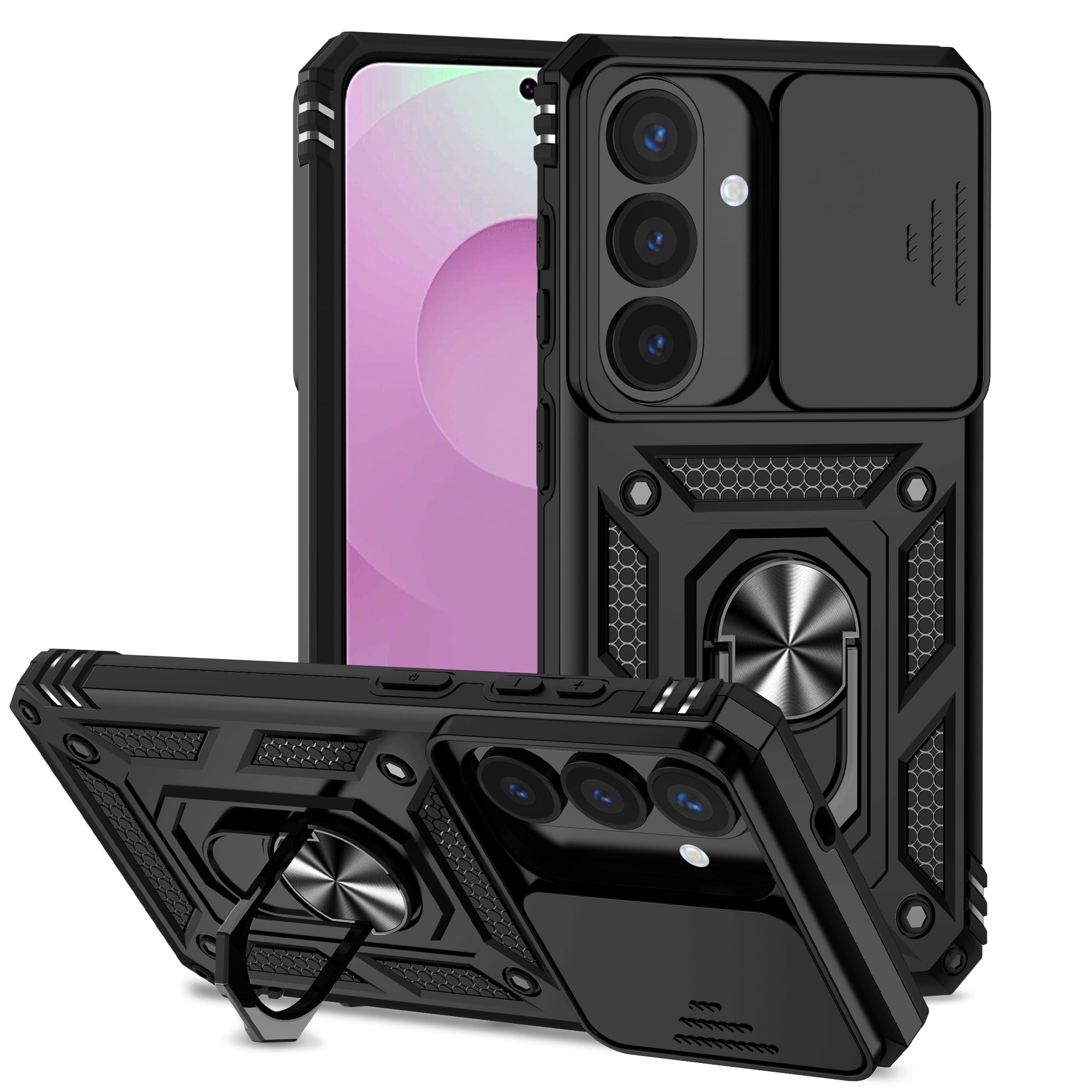 Case for Samsung Galaxy A36 5G, TPU+PC Hybrid Protective Cover with ...