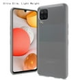 thumbnail image 1 of Case for Samsung Galaxy A42 5G Premium Hybrid Soft Silicone Gummy TPU Gel Candy Skin Flexible Slim Thin Protector Phone Cover for Galaxy A42 by Xpm - Clear, 1 of 7