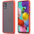 thumbnail image 1 of Case for Samsung Galaxy A51 4G Thin Shockproof Phone Case PC Back TPU Bumper [Protect from Fingerprint/Shock/Scratch/Slip] Translucent Matte Phone Cover for Samsung Galaxy A51 4G(not for 5G)-Red, 1 of 7