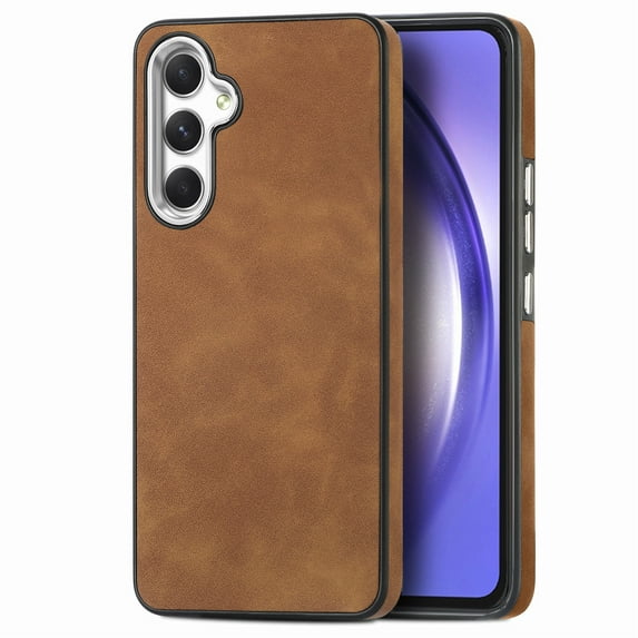 Case for Samsung Galaxy A52 5G,Decase Shockproof Anti-Fingerprint Leather Skin-Friendly Cover Slim Fit Soft Phone Shell,for Samsung Galaxy A52 5G - Brown