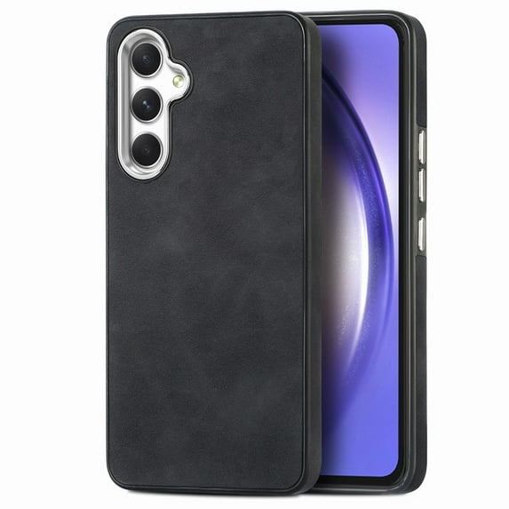 Case for Samsung Galaxy A52 5G,Decase Shockproof Anti-Fingerprint Leather Skin-Friendly Cover Slim Fit Soft Phone Shell,for Samsung Galaxy A52 5G - Black