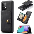 thumbnail image 1 of Case for Samsung Galaxy A53 5G, Detachable Magnetic Wallet Credit Card Slot Kickstand Cover Support Wireless Charging Compatible with Samsung Galaxy A53 5G (Black), 1 of 17