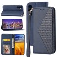 thumbnail image 1 of Case for Samsung Galaxy A54 5G, Magnetic Matte Premium PU Leather Stand Flip Cover with Card Slots and Wallet, Shockproof and Full Body Protection Compatible with Galaxy A54 5G - Blue, 1 of 9