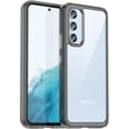 thumbnail image 1 of Case for Samsung Galaxy A54 5G Phone Case Slim Dropproof [Defend from Drop/Scratch/Slip/Fingerprint] Clear Acrylic Hard Back Soft TPU Bumper Hybrid Phone Cover for Samsung Galaxy A54 5G-Crystal Black, 1 of 16