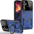 thumbnail image 1 of Case for Samsung Galaxy A54 5G with Ring Kickstand, Lens All-Inclusive Protection Military Grade Drop Shockproof Anti-Scratch Cover Case for Samsung Galaxy A54 5G YD-Blue, 1 of 9