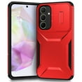 thumbnail image 1 of Case for Samsung Galaxy A54 5G with Sliding Camera Lens Protective Cover, [Military Grade Drop Protection] Non-Slip Heavy Duty Full-Body Shockproof Rugged Phone Case for Galaxy A54 5G, Red, 1 of 7