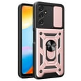 thumbnail image 1 of Case for Samsung Galaxy A56 5G, Galaxy A56 5G Phone Case with Sliding Camera Cover, Kickstand Heavy Duty Rugged Shockproof Protective Case Cover for Samssung A56 5G, Rosegold, 1 of 11