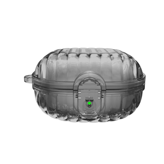 Case for Samsung Galaxy Buds Pro 2 2022/Galaxy Buds 2 Case/Galaxy Buds Live Case/Galaxy Buds Pro Case/Galaxy Buds FE Case 2023 with Secure Lock Clip, Rugged Shockproof,Clear Black