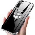 thumbnail image 1 of Case for Samsung Galaxy Note 10 Case 6.3" Clear Back Soft TPU Silicone Ring Holder Gel Bumper Thin Transparent Scratch Resistant Kickstand Protective Case - Silver, 1 of 13