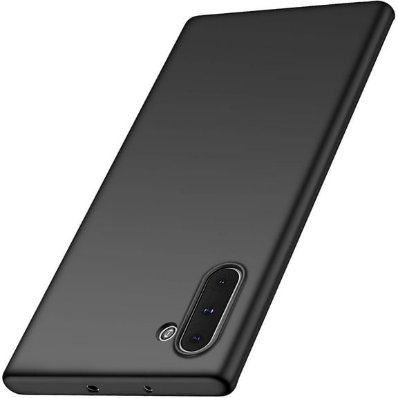 Case for Samsung Galaxy Note 10 Phone Case Protective Slim [Defend from Scratch/Slip/Drop/Fingerprint] Matte PC Hard Minimalistic Phone Cover for Samsung Galaxy Note 10-Black