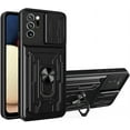 thumbnail image 1 of Case for Samsung Galaxy Note 20 Ultra 5G with Card Holder, Heavy Duty Protection Phone Case with Magnetic Ring Kickstand Slide Camera Cover for Samsung Galaxy Note 20 Ultra 4G/5G LJK Black, 1 of 8