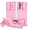 thumbnail image 1 of Case for Samsung Galaxy Note 20 Ultra 6.9 inch, Luxury Slide Lens Cover Shockproof Drop Protection Kickstand Holder Ultra Slim Lightweight Phone Case Cover for Samsung Galaxy Note 20 Ultra,Pink, 1 of 12
