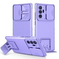 thumbnail image 1 of Case for Samsung Galaxy Note 20 Ultra with Camera Cover Kickstand [Protective & Slim Fit] [Anti-Scratch & Anti-Fingerprint] Sliding Lens Cover Protection for Samsung Galaxy Note 20 Ultra, Purple, 1 of 12