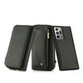 thumbnail image 1 of Case For Samsung Galaxy Note 20 Ultra, Shockproof Solid Color Leather Magnetic Zipper Card Slots Phone Case,Multifunctional Crossbody Wallet Cover For Samsung Galaxy Note 20 Ultra,Black, 1 of 12