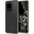 thumbnail image 1 of Case for Samsung Galaxy Note 20 Ultra Thin Shockproof Phone Case PC Back TPU Bumper [Protect from Fingerprint/Shock/Scratch/Slip] Translucent Matte Phone Cover for Samsung Galaxy Note 20 Ultra-Green, 1 of 13