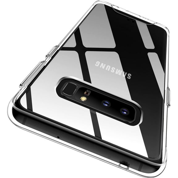 Case for Samsung Galaxy Note 8, Crystal Clear Designed Shockproof Non-Slip Cell Phone Case, Hard Plastic Back & Soft TPU Frame Thin Protective Cover for Samsung Galaxy Note 8, 6.3 inch