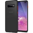 thumbnail image 1 of Case for Samsung Galaxy S10 Plus Thin Shockproof Phone Case PC Back TPU Bumper [Protect from Fingerprint/Shock/Scratch/Slip] Translucent Matte Phone Cover for Samsung Galaxy S10 Plus-Black, 1 of 7