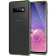 thumbnail image 1 of Case for Samsung Galaxy S10 Thin Shockproof Phone Case PC Back TPU Bumper [Protect from Fingerprint/Shock/Scratch/Slip] Translucent Matte Phone Cover for Samsung Galaxy S10-Green, 1 of 13