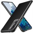 thumbnail image 1 of Case for Samsung Galaxy S20 FE, Carbon Fiber Design [Military Grade Protection] Heavy Duty Shockproof Protective Case, Anti-Scratch Ultra Slim Cover for Galaxy S20 FE 5G, 6.5 inch Black, 1 of 13