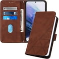 thumbnail image 1 of Case for Samsung Galaxy S20 Ultra Wallet Case with Card Holder Leather with Kickstand Card Slots Phone Case Durable Magnetic Shockproof Protective Cover for Samsung Galaxy S20 Ultra Brown YBS, 1 of 14